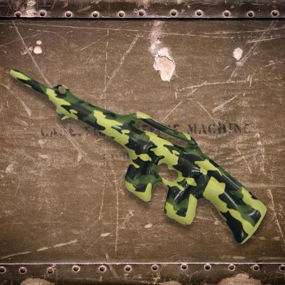Inflatable Camouflage Gun Costume Accessory Image 2