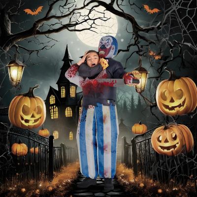 Inflatable Clown Capture Child Costume  One Size Image 2