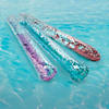 Inflatable Colorful Glitter Pool Noodles - 6 Pc. Image 1