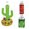 Inflatable Fiesta Cactus Cooler with Assorted Can Coolers for 48 Image 1