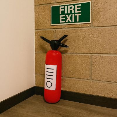 Inflatable Fire Extinguisher Adult Costume Accessory Image 2