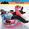 Inflatable GoFloats&#8482; Flying Flamingo Winter Snow Tube Image 3