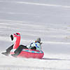 Inflatable GoFloats&#8482; Flying Flamingo Winter Snow Tube Image 4