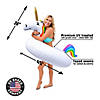 Inflatable GoFloats&#8482; Unicorn Tube Raft Image 3