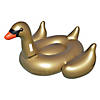 Inflatable Gold Giant Swan Swimming Pool Ride-On Float  75-Inch Image 1