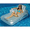 Inflatable Light Blue Water Sports Kickback Adjustable Lounger Raft  74-Inch Image 2