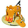 Inflatable Orange Pirate Castle Adventure Swimming Float  82-Inch Image 1