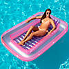 Inflatable Pink and Purple Water Sports Tub Pool Raft Lounger  12-Inch Image 1
