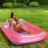 Inflatable Pink and Purple Water Sports Tub Pool Raft Lounger  12-Inch Image 3