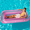 Inflatable Pink and Purple Water Sports Tub Pool Raft Lounger  12-Inch Image 4