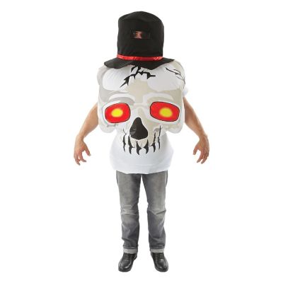 Inflatable Skull Adult Costume Image 1