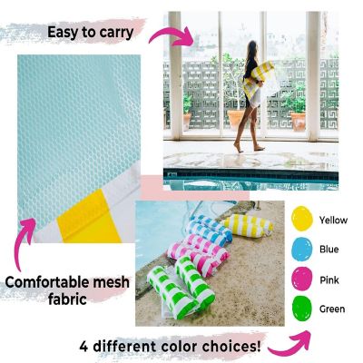Inflatable Swimming Pool PVC Float Lounge  Yellow Image 2
