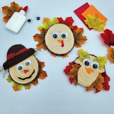 Ink and Trinket Kids DIY Fall Craft Kit - Makes 3 Image 1