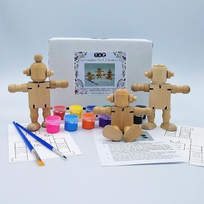 Ink and Trinket Kids DIY Robot Painting Kit Image 1