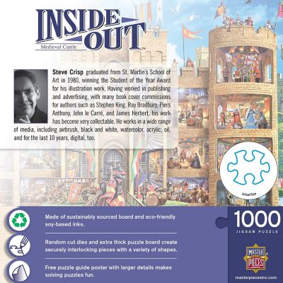 Inside Out - Medieval Castle 1000 Piece Jigsaw Puzzle Image 3