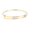 Inspiring Charms Expandable Goldtone Bangle Bracelets - 6 Pc. Image 1