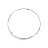 Inspiring Charms Expandable Silvertone Bangle Bracelets - 6 Pc. Image 1