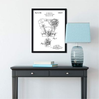 Internal Combustion Engine Art 8.5x11in Image 2