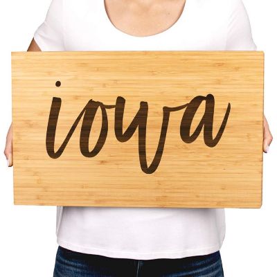 Iowa Bamboo Board 17.75x11 Image 2