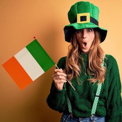 Ireland Hand Flag Costume Accessory Image 3