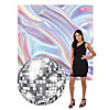 Iridescent Disco Jelly Multicolor Backdrop Kit &amp;#8211; 2 Pc. Image 1