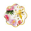 Iridescent Fairy Paper Dinner Plates with Gold Trim - 8 Ct. Image 1