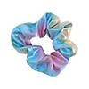 Iridescent Rainbow Scrunchies - 12 Pc. Image 1
