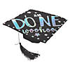 Iridescent Self-Adhesive Foam Mortarboard Decorating Kit for 4 Hats Image 1