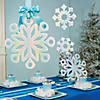 Iridescent Snowflake Cutouts - 6 Pc. Image 2