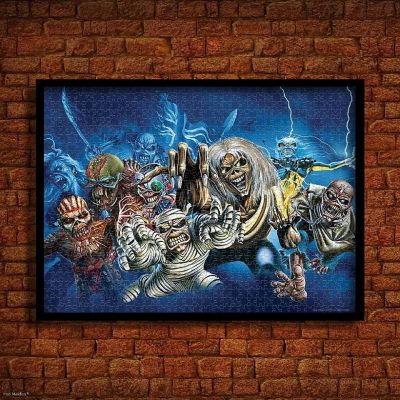 Iron Maiden Faces of Eddie 1000 Piece Jigsaw Puzzle Image 3