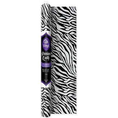 Iron On Vinyl 12x15 Roll Print Zebra Image 1