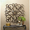 Iron Scrollwork Wall D&amp;#233;cor 30.00" X 1.50" X 29.88" Image 2