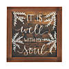 It Is Well with My Soul Wooden Sign Image 1