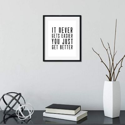 It Never Gets Easier Quote 1Pk 8.5x11in Image 1