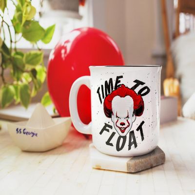 IT Pennywise "Time To Float" Ceramic Camper Mug  Holds 20 Ounces Image 3