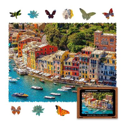 Italian Riviera 125 Piece Wooden Jigsaw Puzzle Image 1