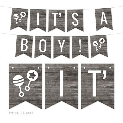 Its a Boy Baby 4x5.5IN Banner Image 1