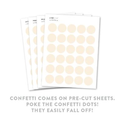 Ivory Confetti 180-Pack Image 1