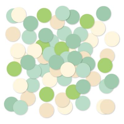 Ivory Green Boho Confetti 180-Pack Image 1