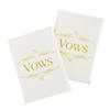 Ivory Wedding Vow Books - 2 Pc. Image 1