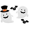 Jack O' Lantern and Ghost &quot;Boo&quot; Halloween Gel Window Clings - 9pc Image 4