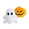 Jack-O&#8217;-Lantern & Ghost-Shaped Halloween Pillows - 2 Pc. Image 1
