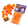Jack-O&amp;#8217;-Lantern Building Brick Handout for 12 Image 1