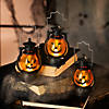Jack-O&#8217;-Lantern Light-Up Mini Lantern Halloween Decorations Image 1