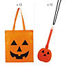 Jack-O&#8217;-Lantern Trick or Treating Accessories Kit for 12 Image 1