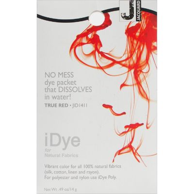 Jacquard iDye Fabric Dye 14g-True Red Image 1