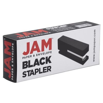 JAM PAPER Modern Desk Stapler, Black, Sold Individually Image 1