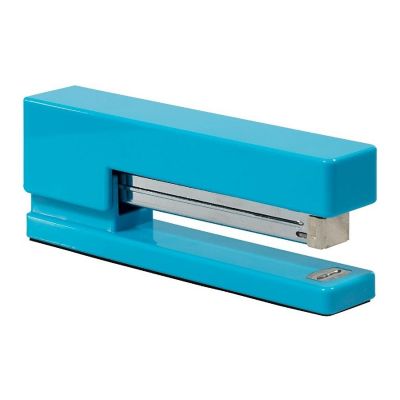 JAM PAPER Modern Desk Stapler, Blue, Sold Individually Image 1