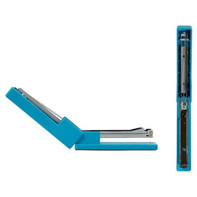 JAM PAPER Modern Desk Stapler, Blue, Sold Individually Image 1