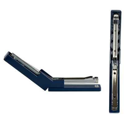 JAM PAPER Modern Desk Stapler, Navy Blue, Sold Individually Image 3